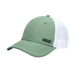 Cooling Apex Hat Caps MISSION Hedge Green and White One Size