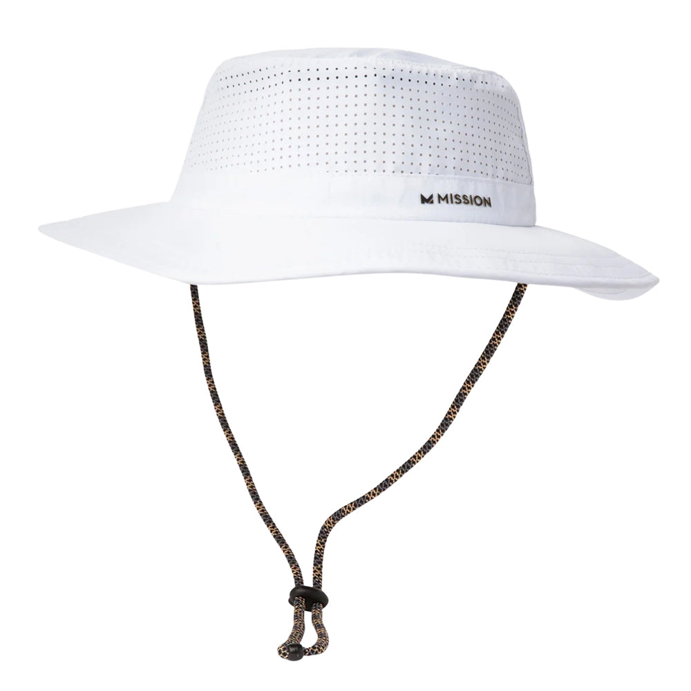 Cooling Boonie Hat Wide Brim Hats MISSION One Size White