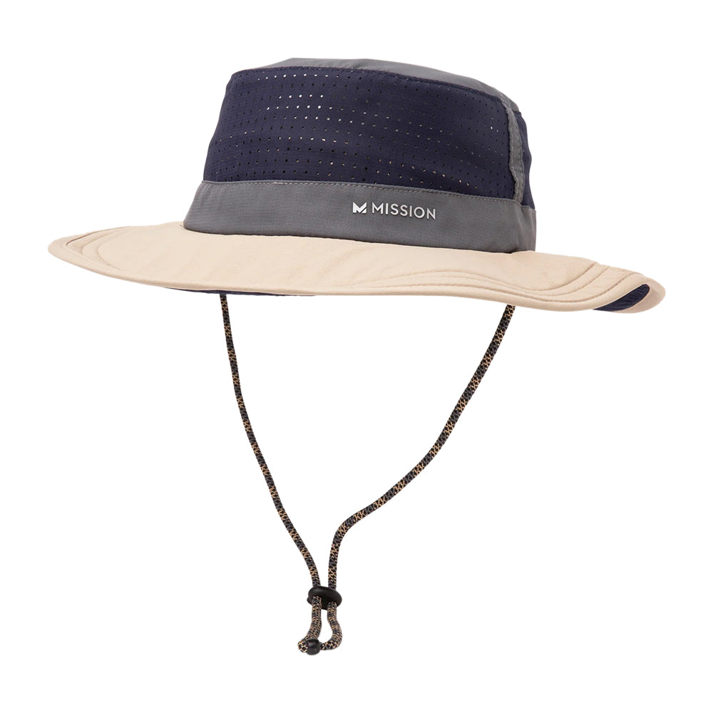 Cooling Boonie Hat Wide Brim Hats MISSION One Size Navy