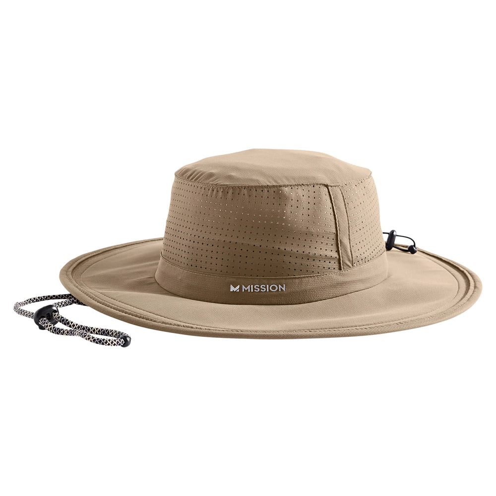 Cooling Boonie Hat Wide Brim Hats MISSION One Size Khaki