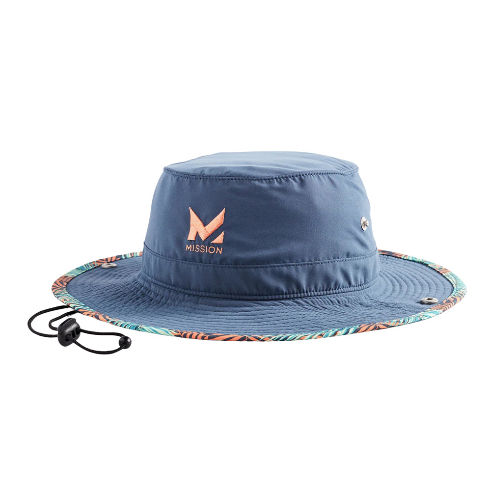 Cooling Bucket Hat Wide Brim Hats MISSION One Size Sea Palm