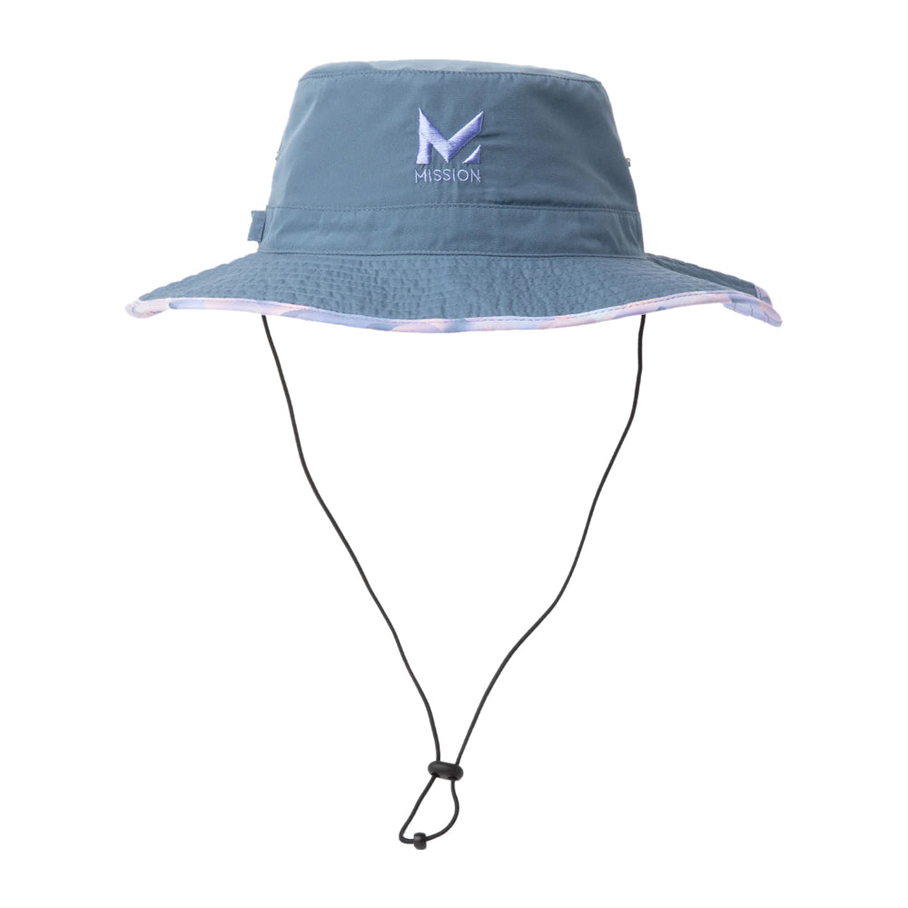 Cooling Bucket Hat Wide Brim Hats MISSION One Size Sonic Halo Bering Sea