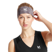 Cooling Headband | Charcoal Space Dye Cooling Headband Mission