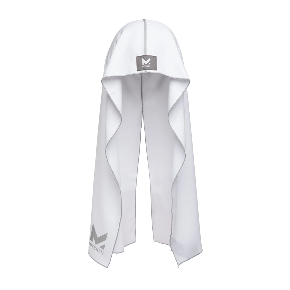 Cooling Hoodie Towel Hoodie Towel MISSION White One Size