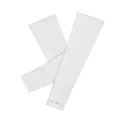 Cooling Sun Sleeves Accessories MISSION White One Size