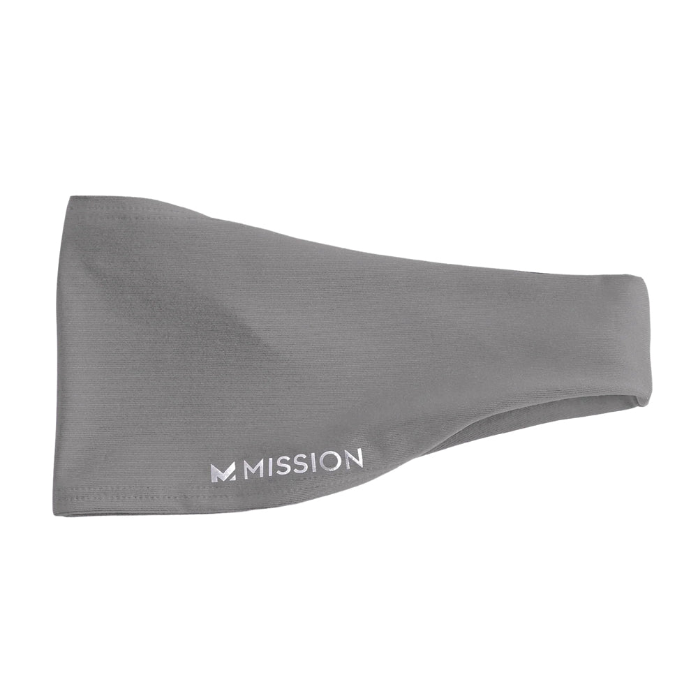 Cooling Tapered Headband Headbands MISSION One Size Charcoal