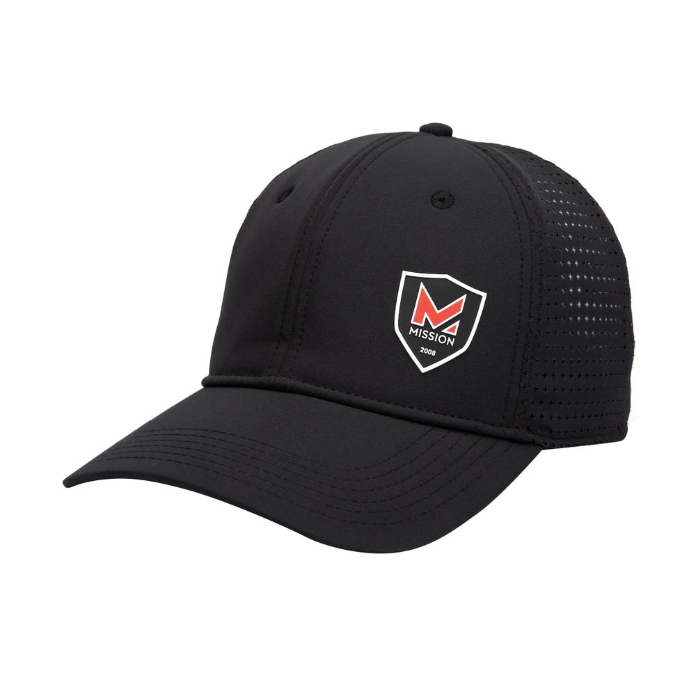 MISSION Flex™ Varsity Hat Caps MISSION Black S/M