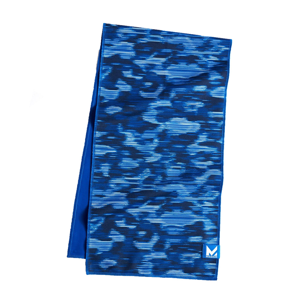 Max Plus Cooling Towel Towels MISSION One Size Mirage Camo Blue