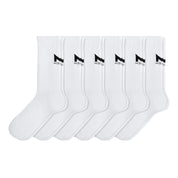 Pinnacle Dry Comfort Crew Sock 6-Pack Socks MISSION M (US 6-8) White