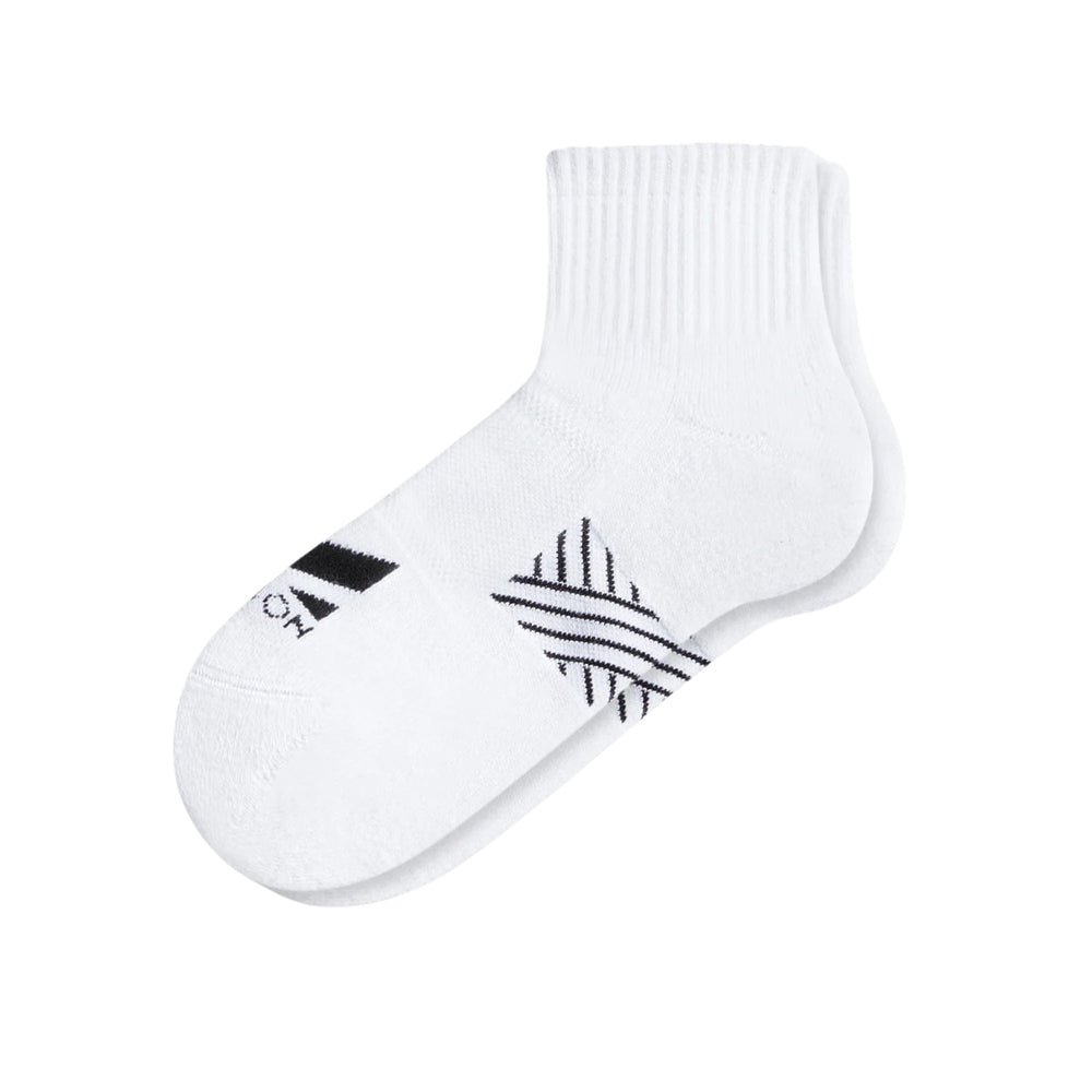 Pinnacle Dry Comfort Quarter Socks Socks MISSION M (US 6-8) White