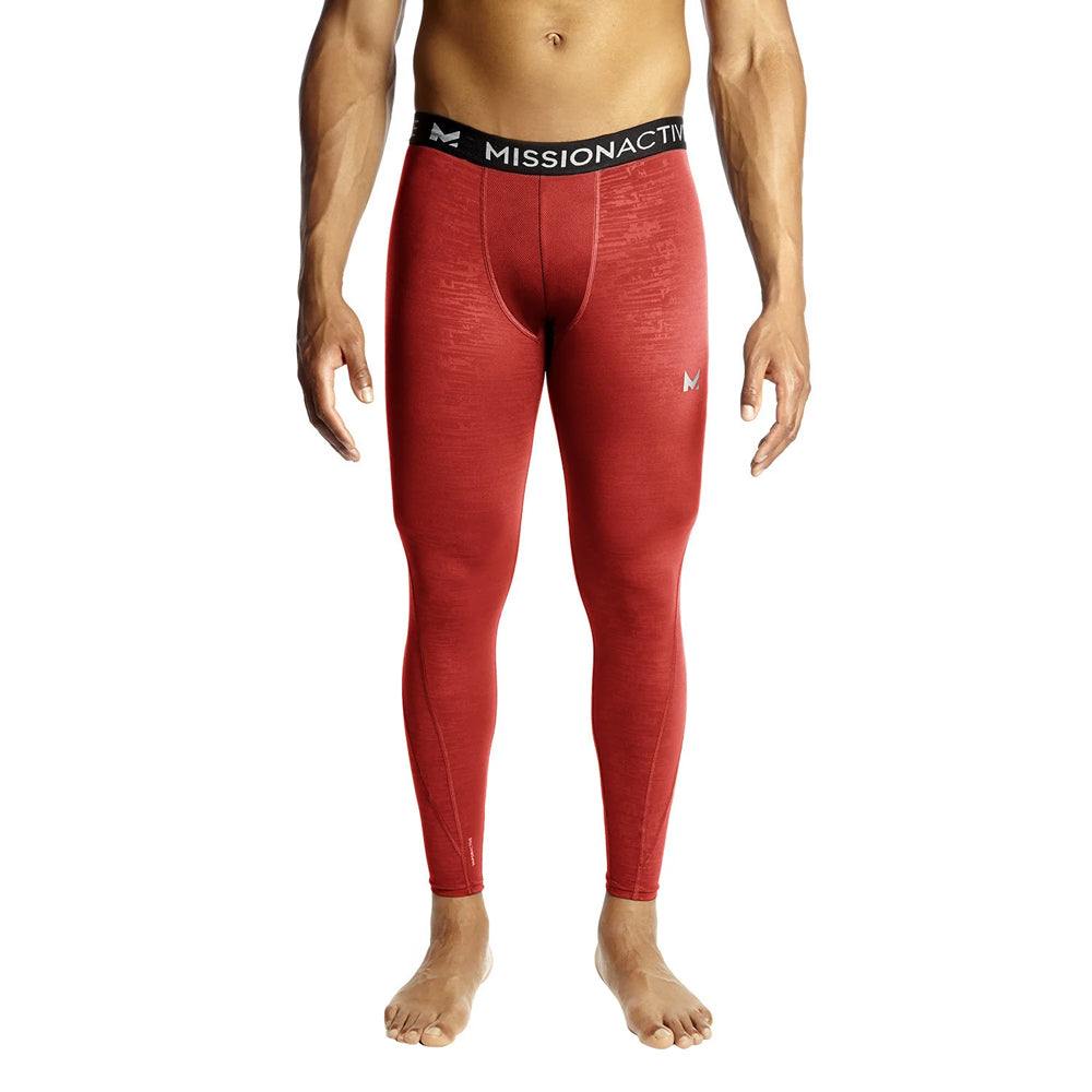 VaporActive Base Layer Tights | Red Shirts MissionActive M Red